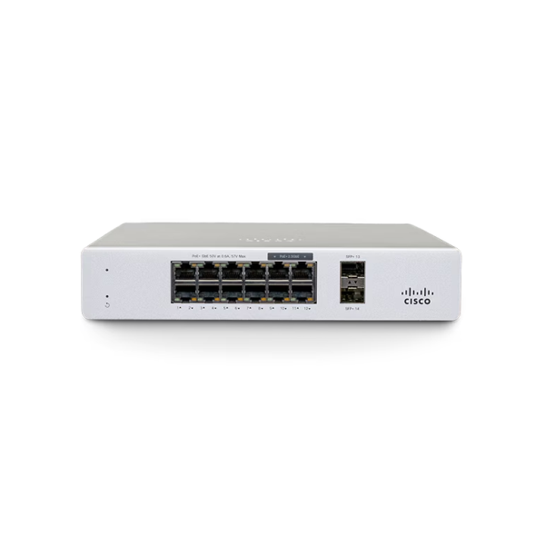 Meraki MS130-12X-HW 8x1G / 4x2.5 Port PoE+ Switch + 2 x SFP+ Switch Price in London, UK